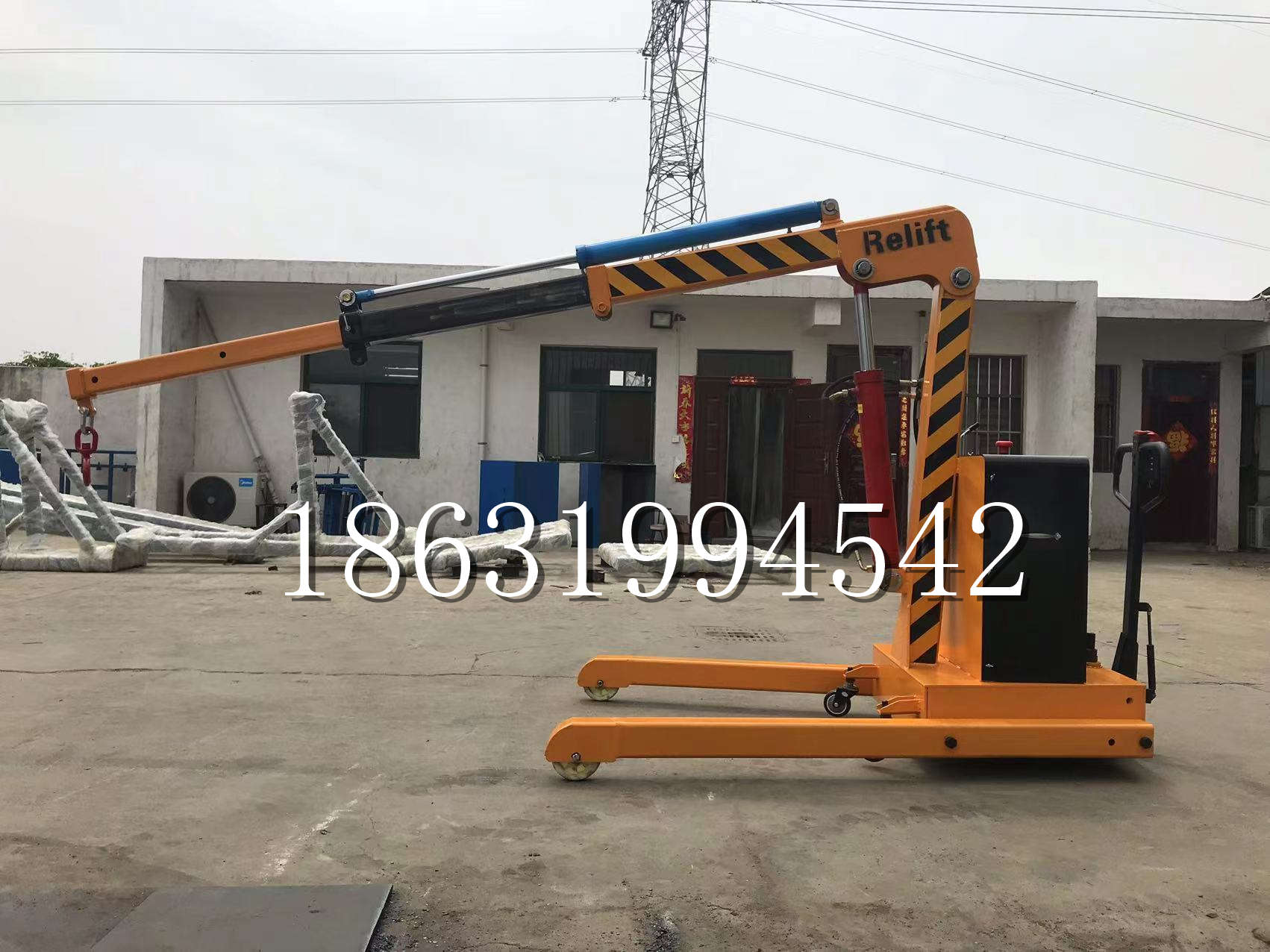 清河县久征定做3吨三轮随车吊 农用园林绿化移树吊 平板工程用小吊机